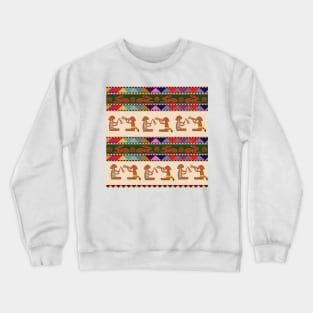 Echoes of Egypt: Tribal Fabric Patterns Infused with Cultural Richness Crewneck Sweatshirt